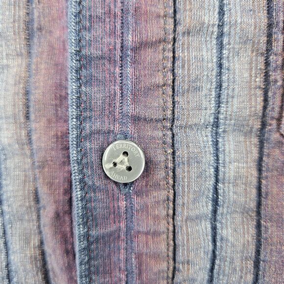 Territory Ahead Shirt Mens XL Long Sleeve Button Down Casual Striped Preppy - Picture 3 of 10